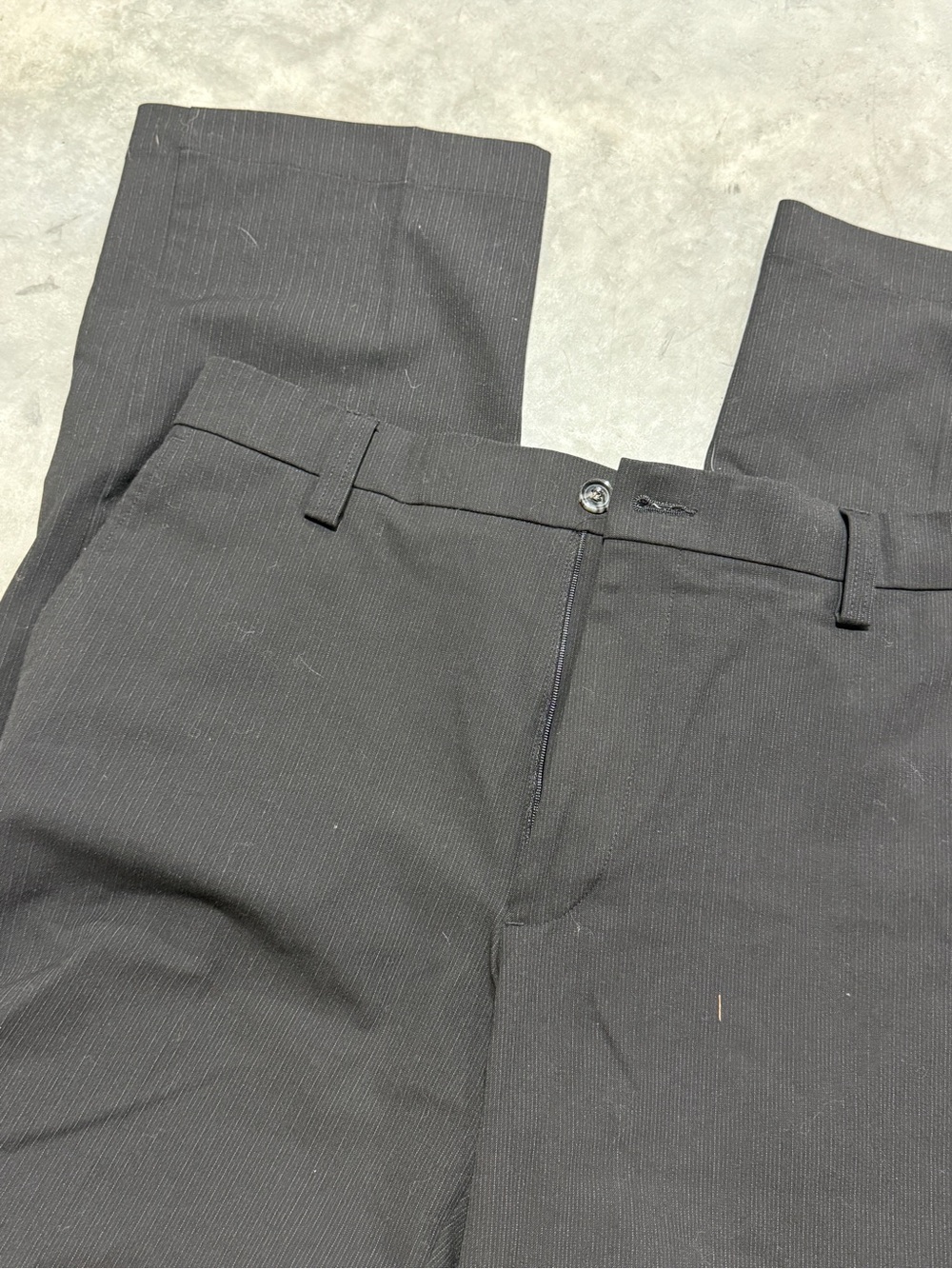 Men’s Classic dark grey Pinstripe Dress Pants